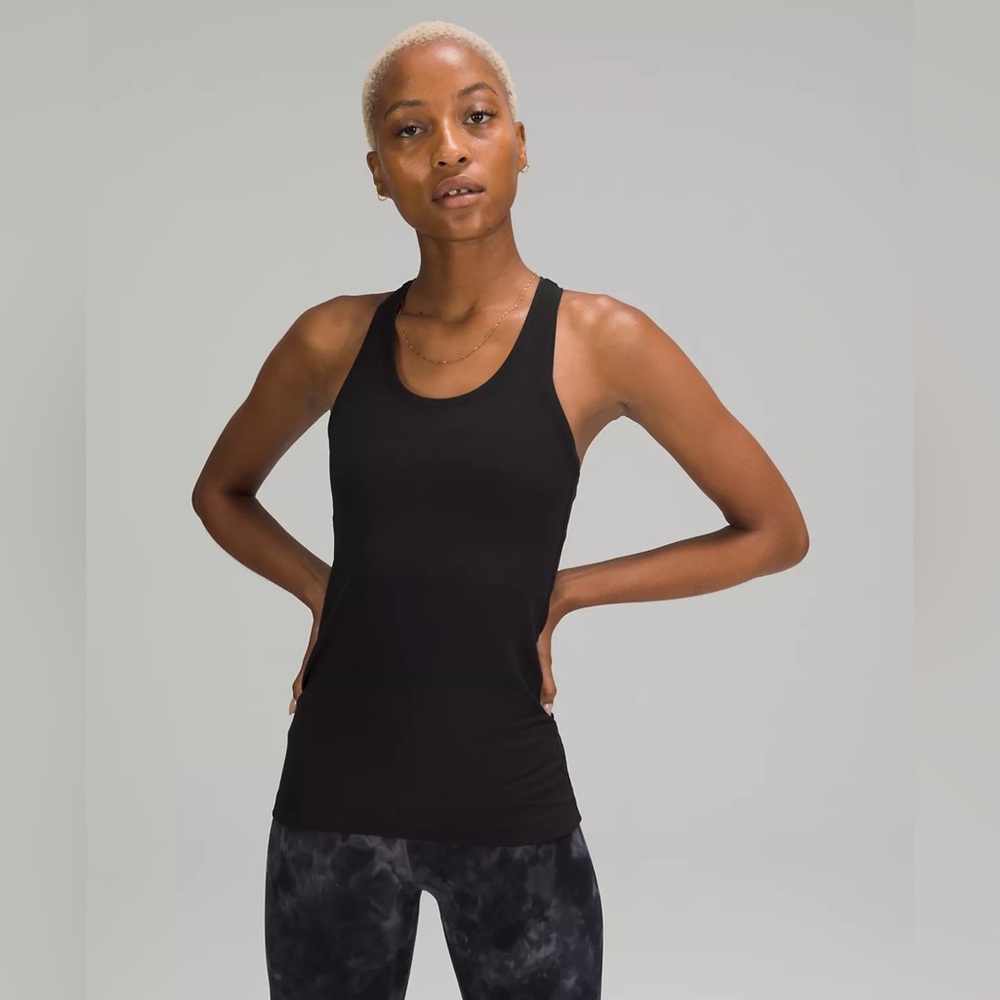 Lululemon Yoga Racerback Tank Top in Navy